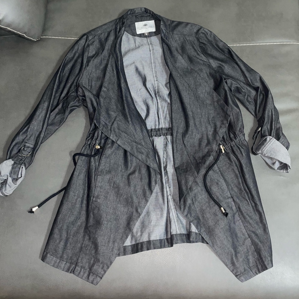 1 Sunset Lane Chambray Jacket – Women’s Size Medium – NWOT